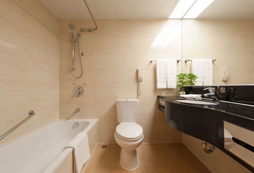 스탠다드 룸 강 전망, Ramada By Wyndham Pearl Guangzhou Canton Fair Free Shuttle Bus