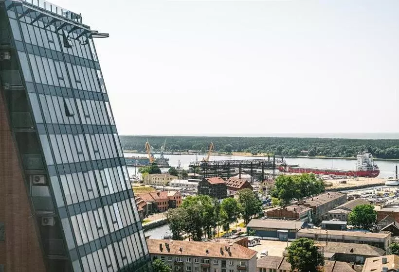 اتاق لوکس با چشم‌انداز دریا, Amberton Hotel Klaipeda