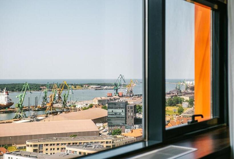 חדר דלוקס נוף לים, Amberton Hotel Klaipeda