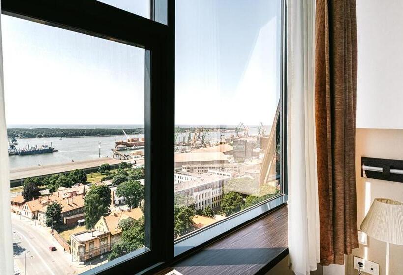 חדר דלוקס נוף לים, Amberton Hotel Klaipeda