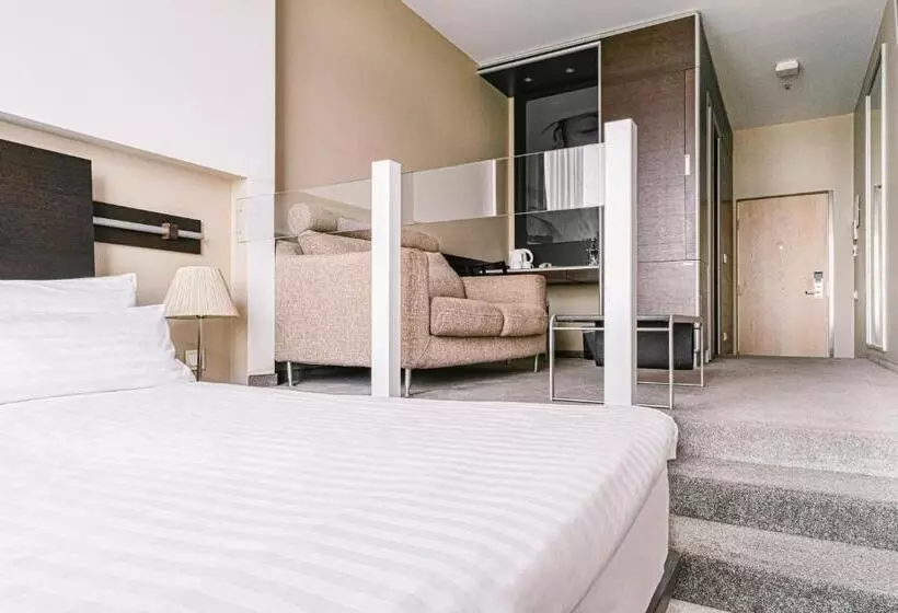 اتاق استاندارد با تخت دوبل و چشم‌انداز دریا, Amberton Hotel Klaipeda
