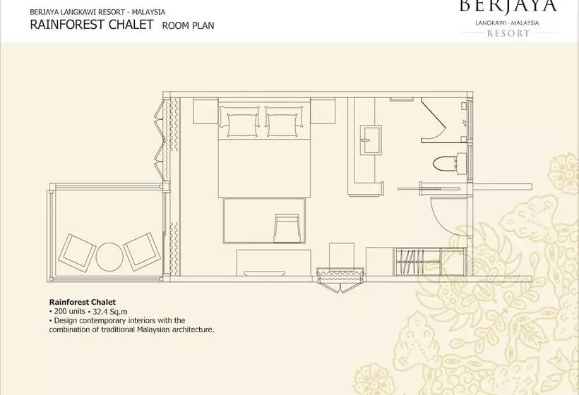 کلبه ییلاقی, Berjaya Langkawi Resort