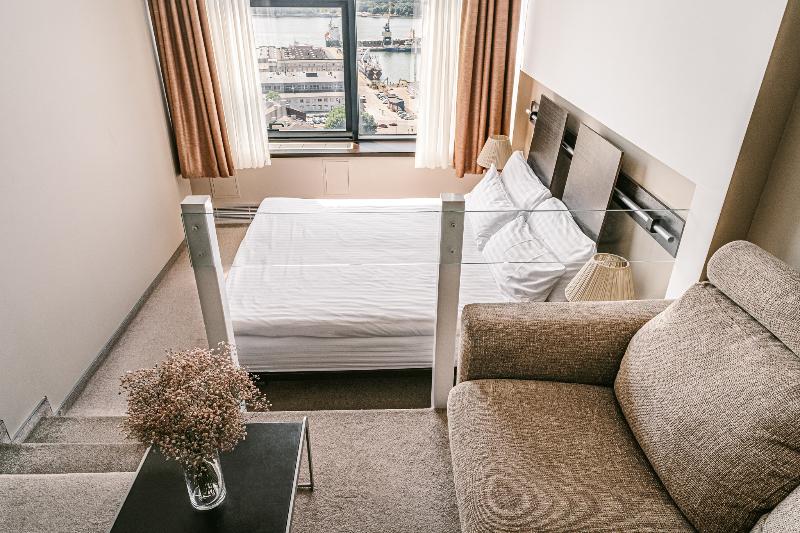 חדר דלוקס נוף לים, Amberton Hotel Klaipeda