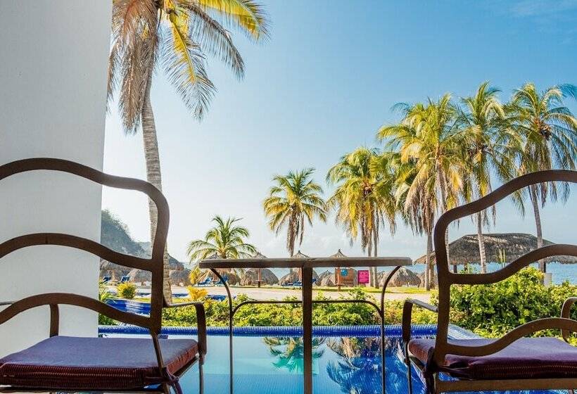 キングサイズベッドのデラックスルーム, Camino Real Zaashila Huatulco