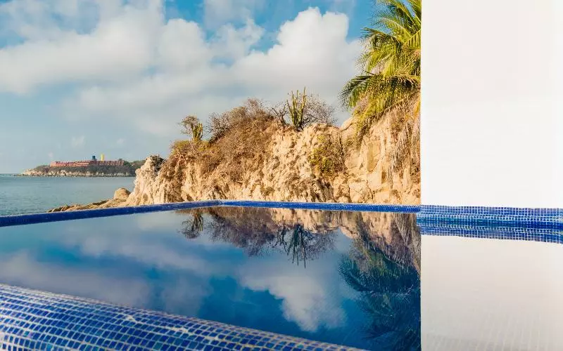 オーシャンビューデラックスルーム, Camino Real Zaashila Huatulco