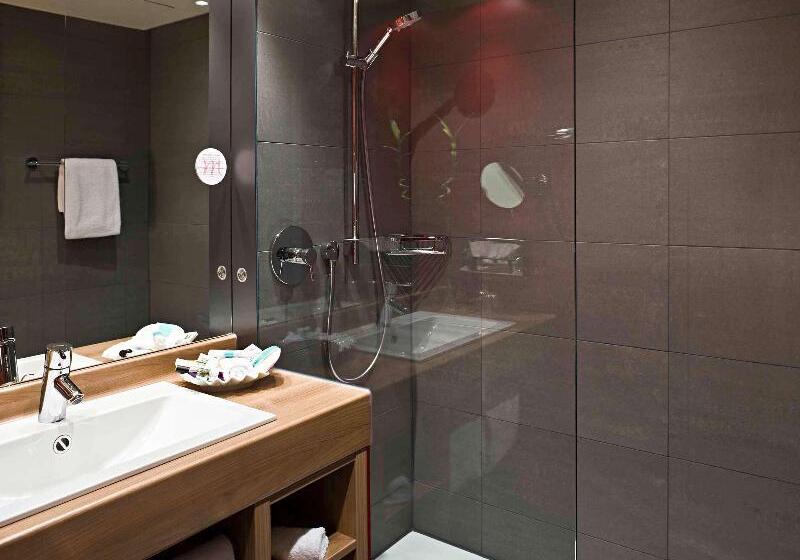 キングサイズベッドのスタンダードルーム, Mercure Hotel Stuttgart Airport Messe