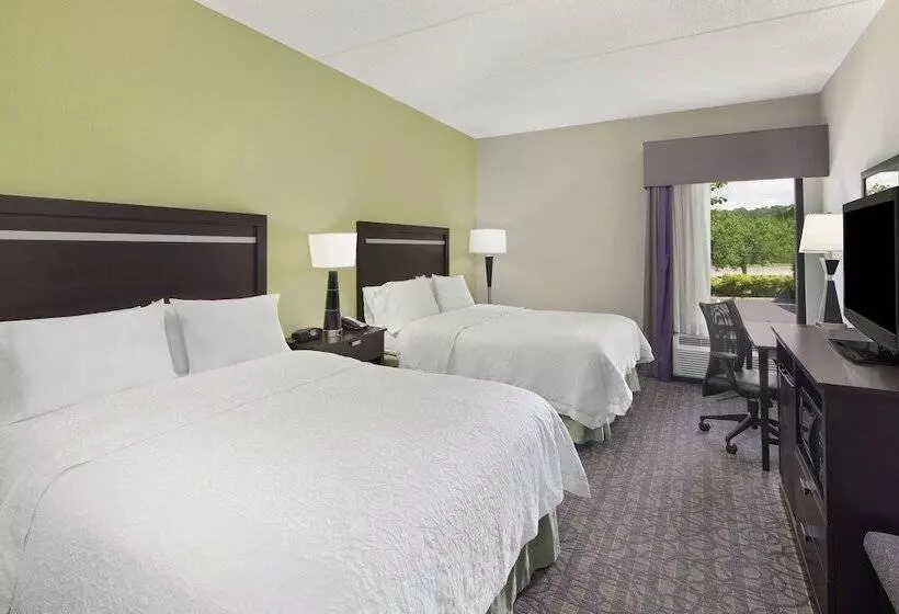 ２ダブルベッドのスタンダードルーム, Hampton Inn Atlantatown Center/kennesaw