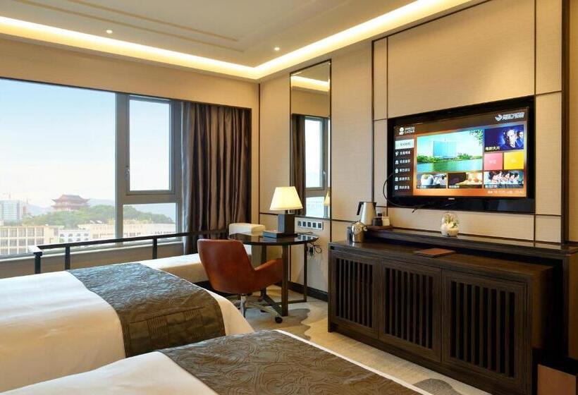 غرفة ديلوكس مطلة على المدينة, Fuzhou Lakeside