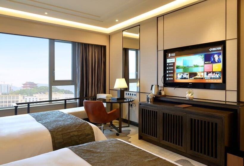 غرفة ديلوكس مطلة على المدينة, Fuzhou Lakeside