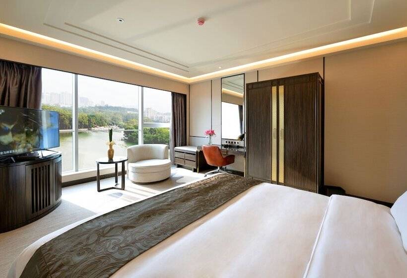 غرفة ديلوكس مطلة على البحيرة, Fuzhou Lakeside