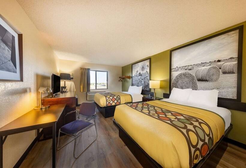 غرفه قياسيه سريرين مزدوجين, Super 8 By Wyndham El Dorado