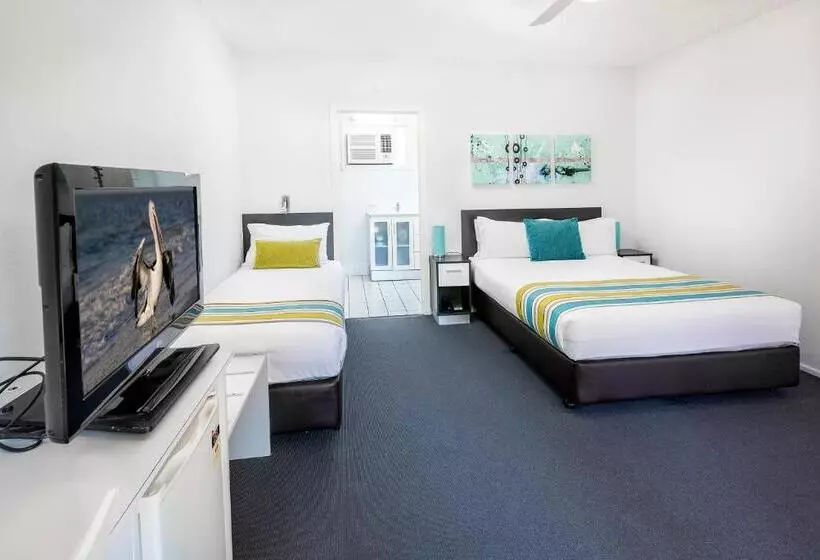 اتاق استاندارد در طبقه همکف, The Beach Motel Hervey Bay