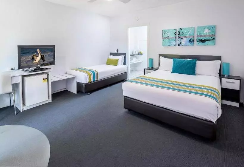 اتاق استاندارد در طبقه همکف, The Beach Motel Hervey Bay