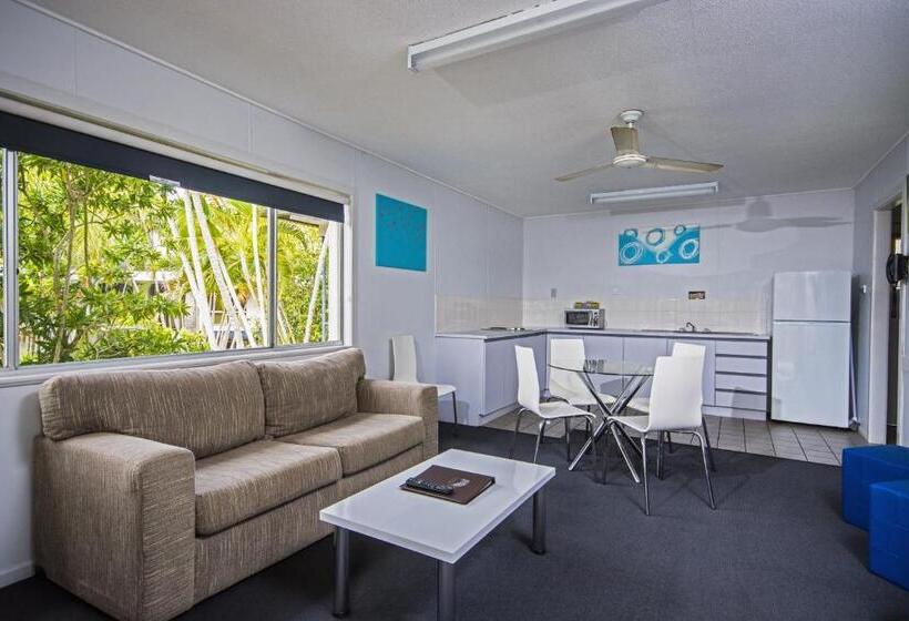 침실 2개 아파트, The Beach Motel Hervey Bay
