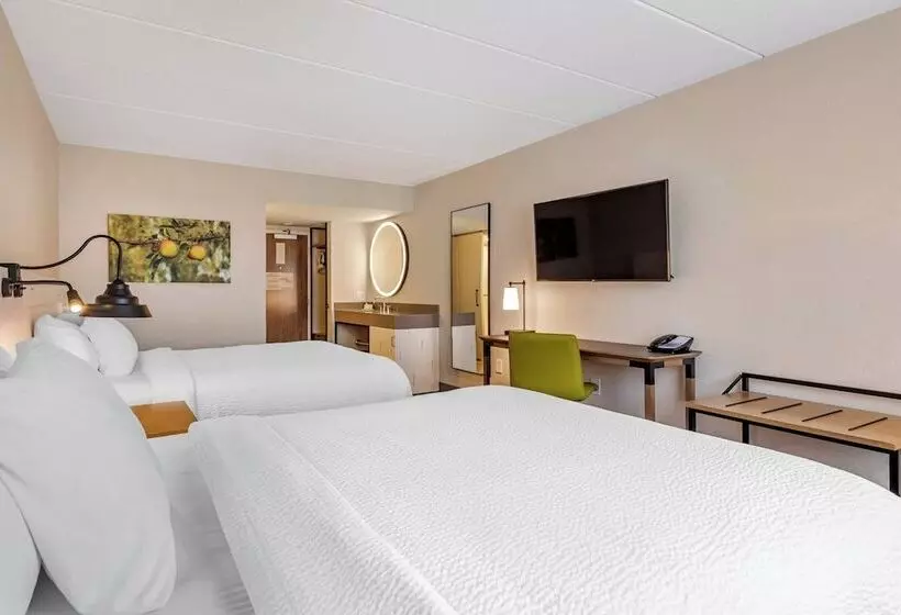 اتاق استاندارد با 2 تخت دوبل, Fairfield Inn & Suites By Marriott Providence Airport Warwick