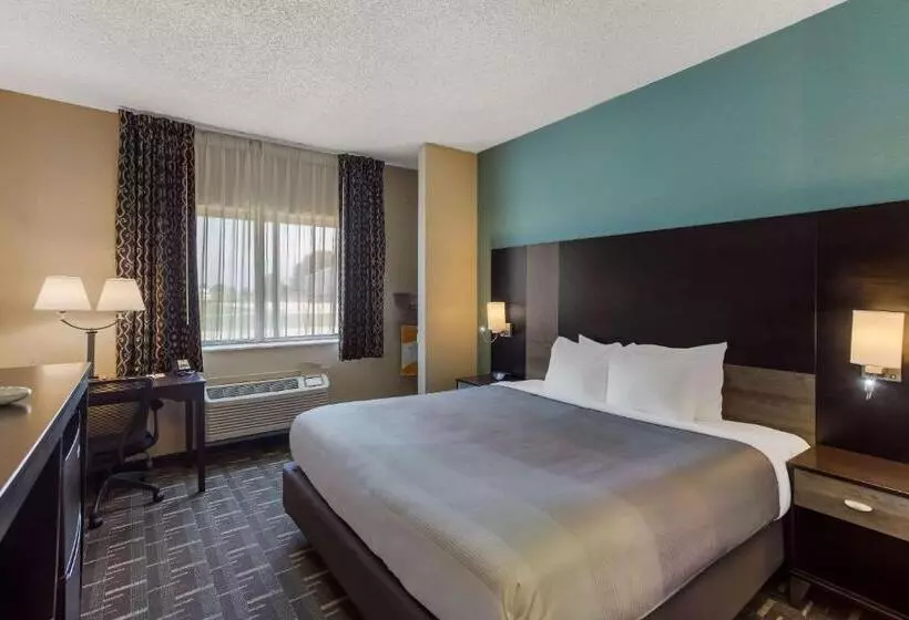 اتاق استاندارد با تخت بزرگ, Quality Inn Galesburg Near Us Highway 34 And I 74