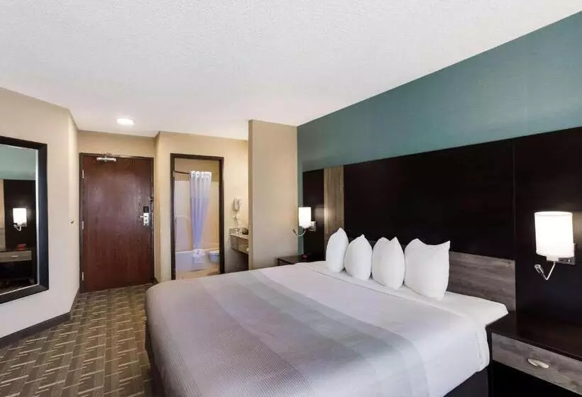 اتاق استاندارد با تخت بزرگ, Quality Inn Galesburg Near Us Highway 34 And I 74