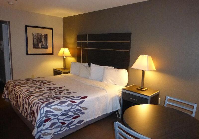 带大床的豪华间, Red Roof Inn Columbia, Tn