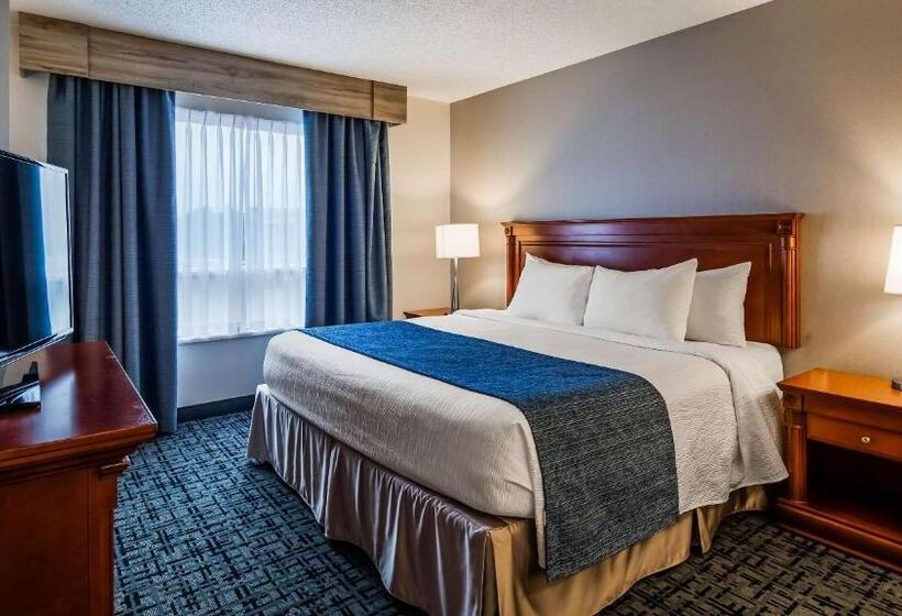 キングサイズベッドのスタンダードルーム, Best Western Hotel Brossard