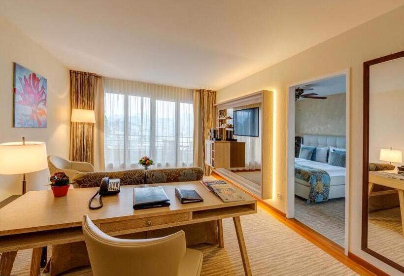 1 Sovrums Lägenhet med Balkong, Suitenhotel Parco Paradiso