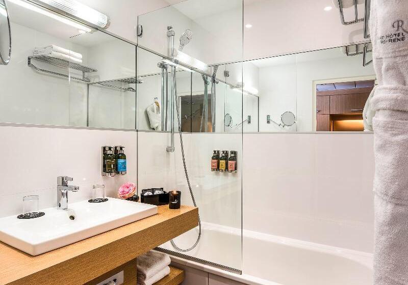 חדר דלוקס נוף בריכה, Grand Hôtel Roi René Aix En Provence Centre   Mgallery