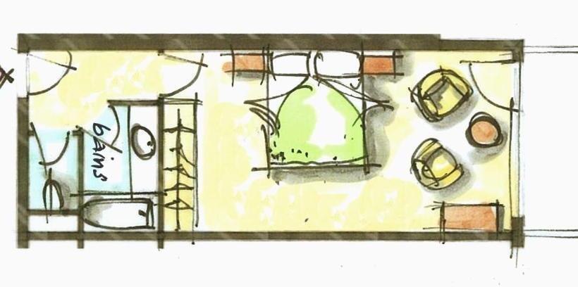 Deluxe Room Mountain View, Hôtel Le Blizzard