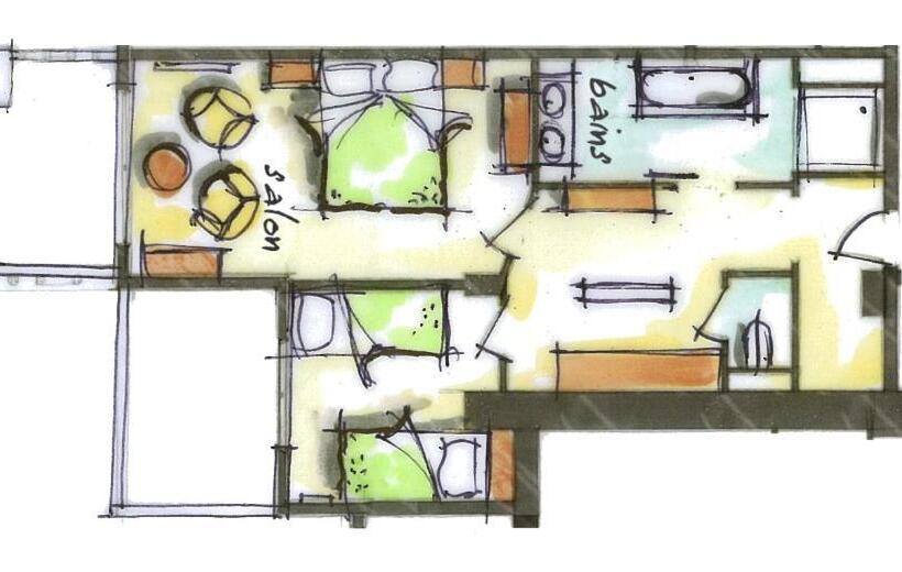 سوئیت 2 خوابه, Hôtel Le Blizzard