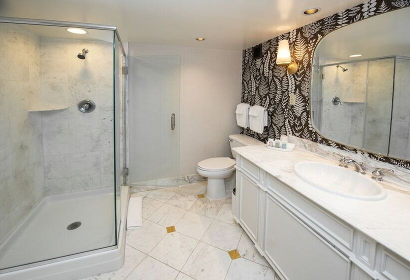 חדר דחוקס עם מיטת קינג, Beau Rivage