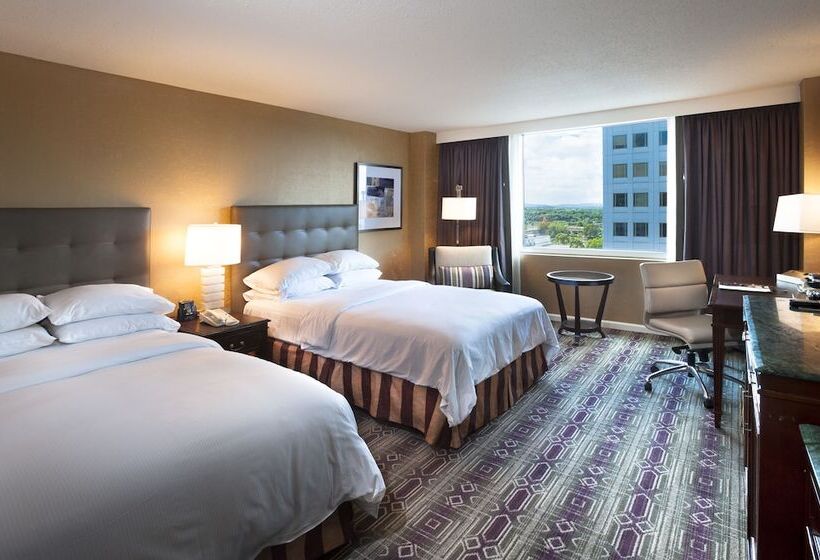 غرفه قياسيه سريرين مزدوجين, Hilton Harrisburg