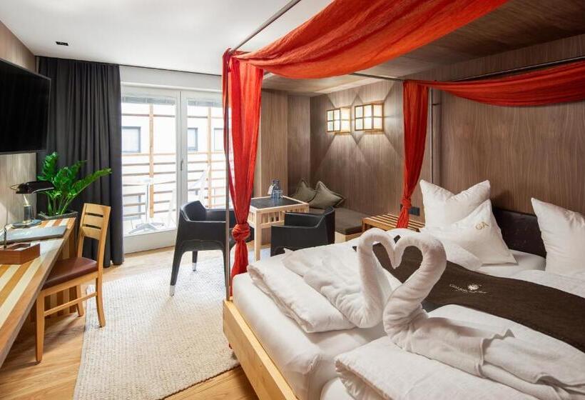 Номер Комфорт, Goldener Adler Im Sommer Silvretta Card Premium Inkludiert