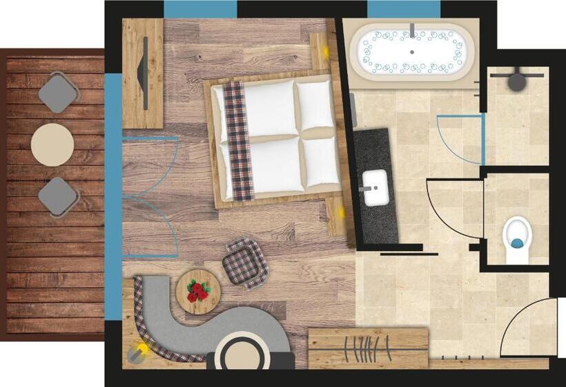 套房, Verwöhnhotel Kristall