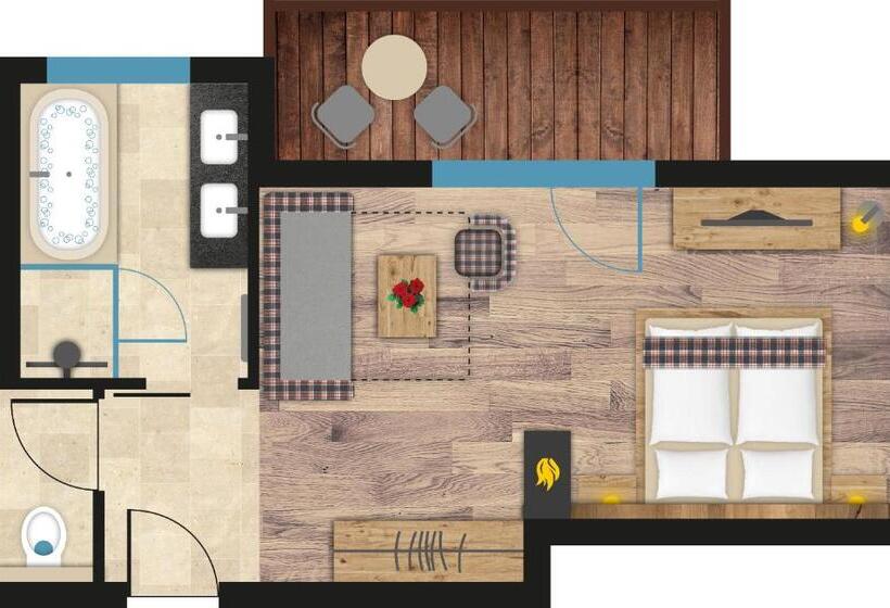 套房, Verwöhnhotel Kristall