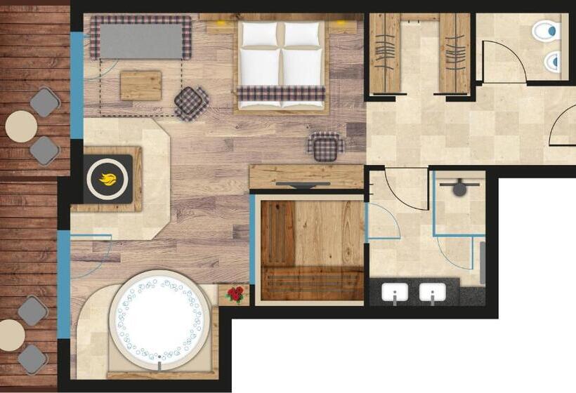 豪华套房, Verwöhnhotel Kristall