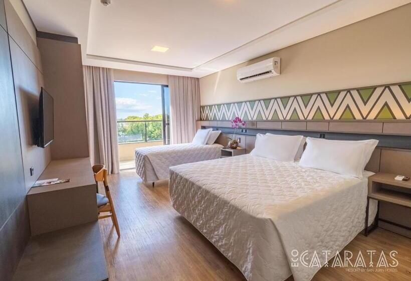 Трехместный Номер Стандарт с Балконом, Complexo Eco Cataratas Resort By Sj