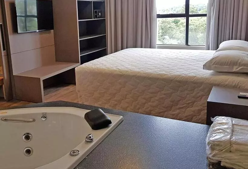 キングサイズベッドのデラックススイート, Complexo Eco Cataratas Resort By Sj