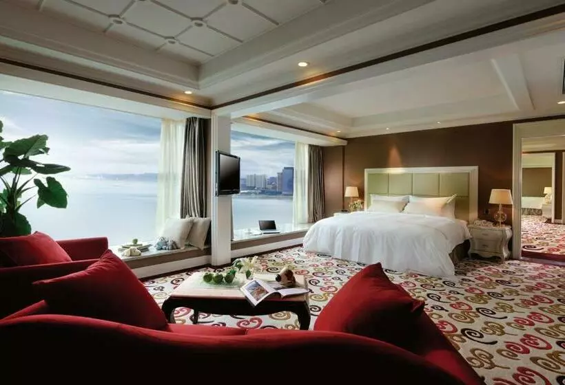 Deluxe-huone Merinäkymä, Grand Bay Hotel Zhuhai