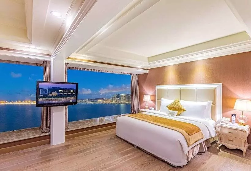 Deluxe-huone Merinäkymä, Grand Bay Hotel Zhuhai