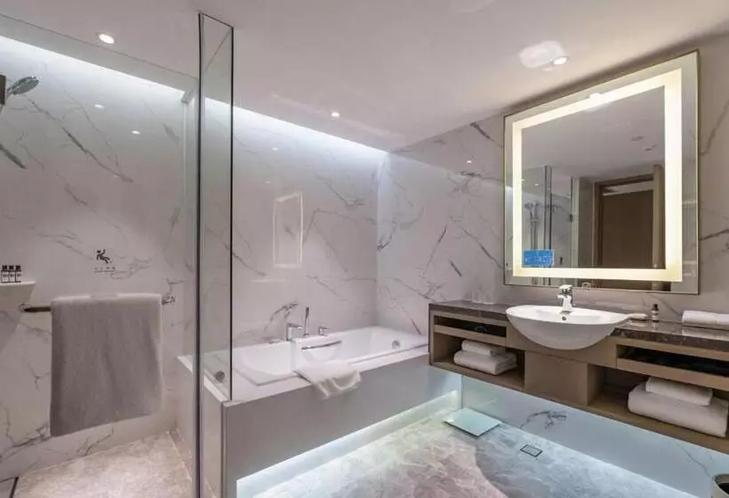 Quarto deluxe, Hyatt Regency Metropolitan Chongqing