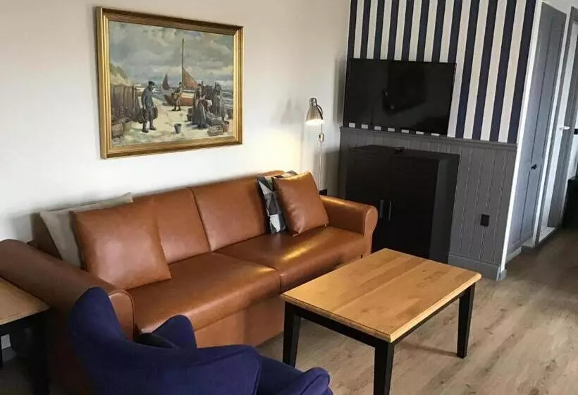 Deluxe-huoneisto 1 Makuuhuone, Løkken Badehotel Apartments