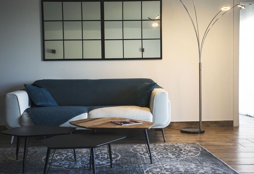 침실 1개 디럭스 아파트, Le Roc E Fiori Hotel   Teritoria