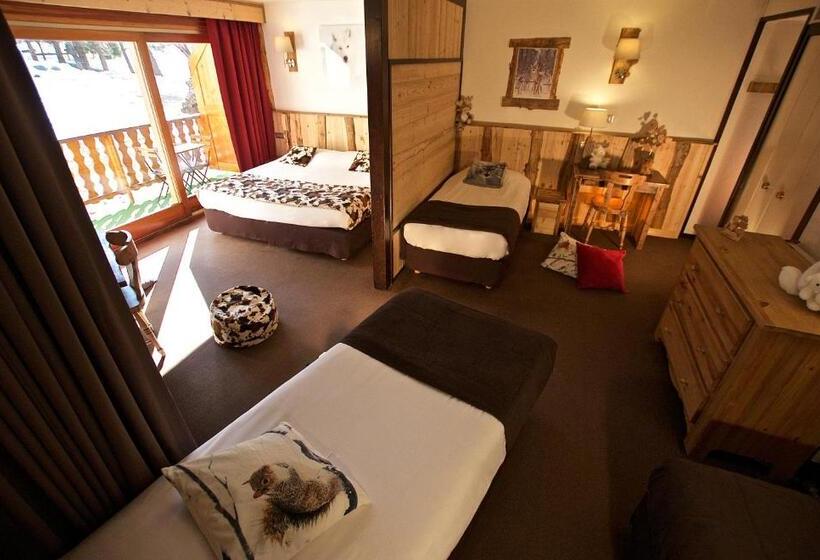 스탠다드 발코니 룸, Hôtel Serre Palas