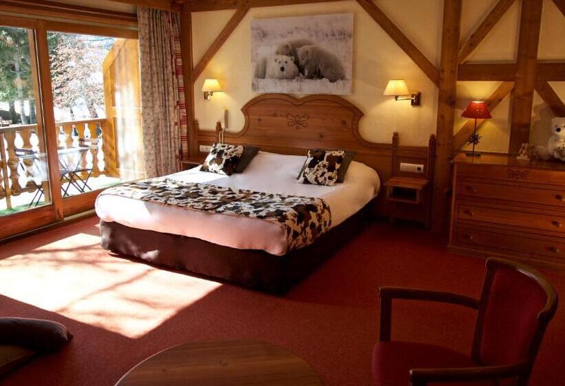 스탠다드 룸 산 전망, Hôtel Serre Palas