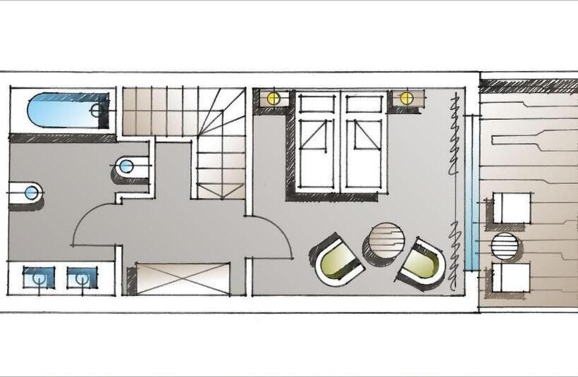 סוויטת דופלקס, Defereggental Hotel & Resort