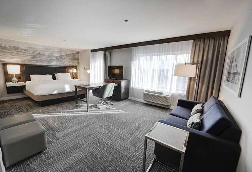 带城市景观的标准间, Hampton Inn & Suites Spokane Downtownsouth