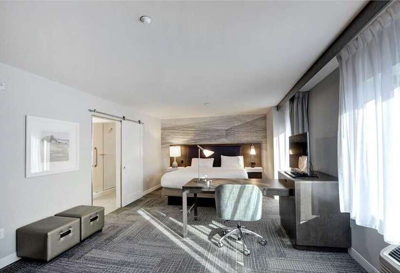 带城市景观的标准间, Hampton Inn & Suites Spokane Downtownsouth