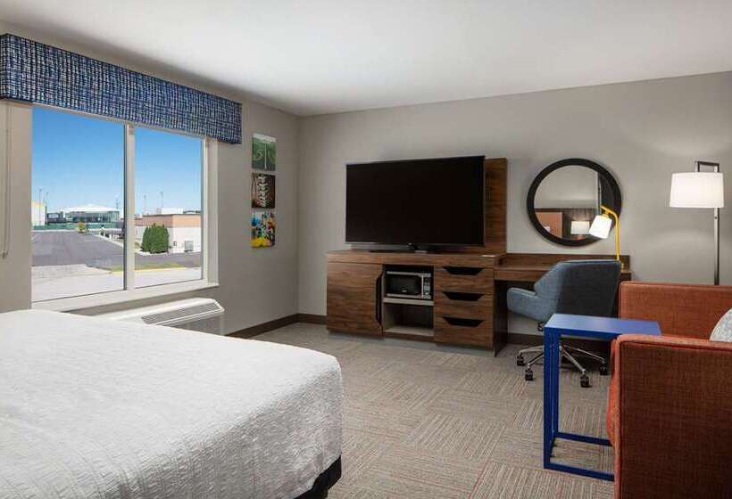 带城市景观的标准间, Hampton Inn & Suites Spokane Downtownsouth