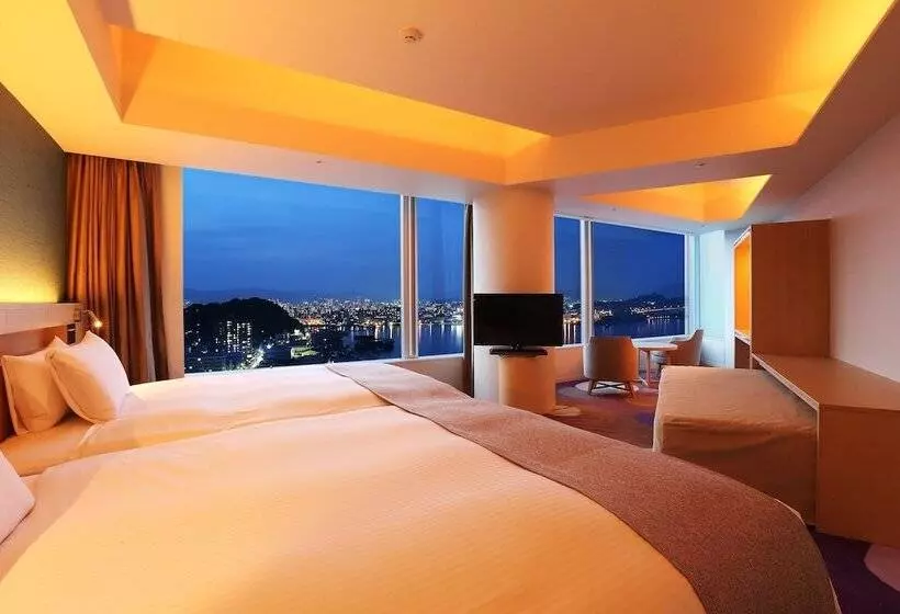 景色の見えるデラックスルーム, Grand Prince Hotel Hiroshima