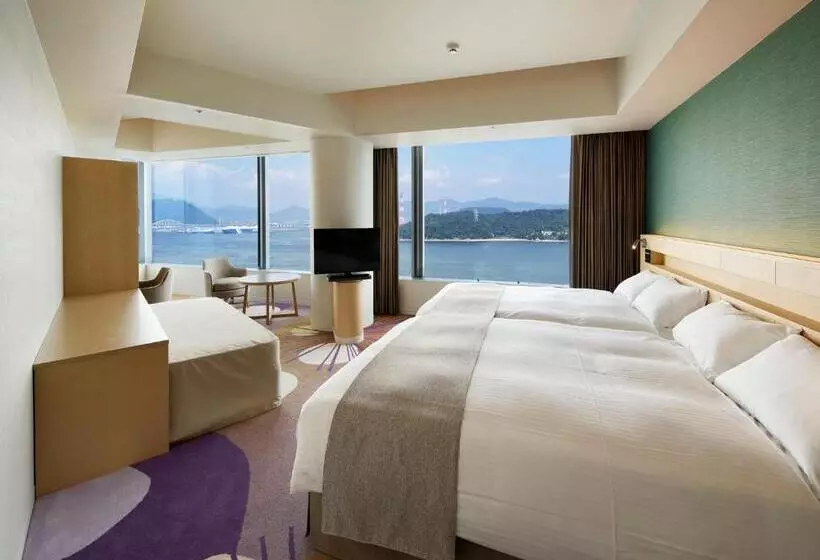 景色の見えるデラックスルーム, Grand Prince Hotel Hiroshima
