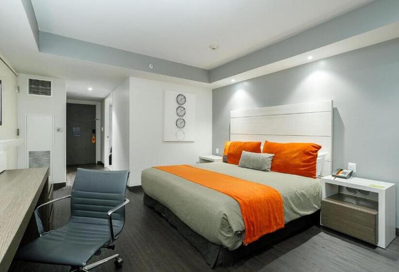 キングサイズベッドのデラックスルーム, Real Inn Tijuana By Camino Real Hoteles