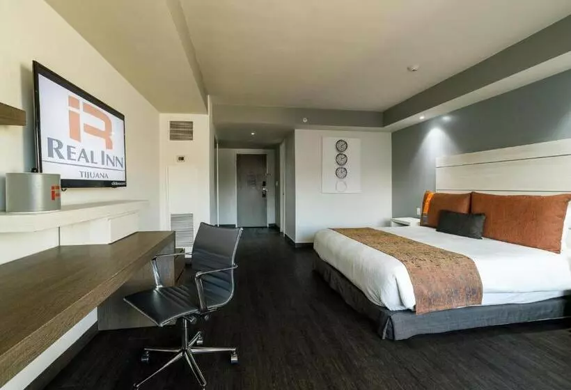 اتاق اجرایی با تخت بزرگ, Real Inn Tijuana By Camino Real Hoteles